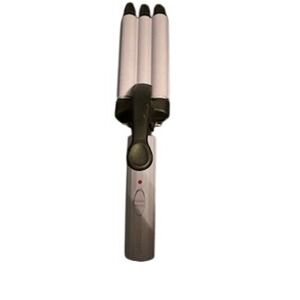 Janeclove 3 Barrel Hair Waver Lavender Purple Triple Barrel Ceramic Beach Waves